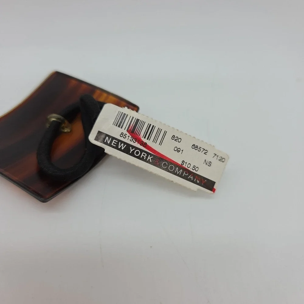 Faux Tortoise Shell Ponytail Hair Tie Accessory Made in France Unused  *READ*